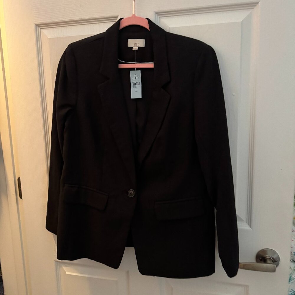 LOFT Elegant Black Blazer